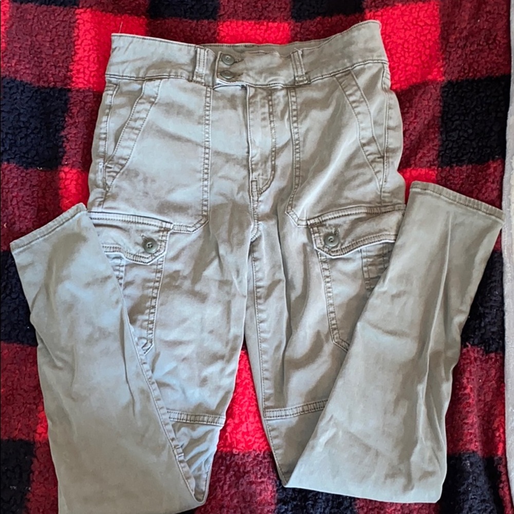 American Eagle Army Green Cargo Pants